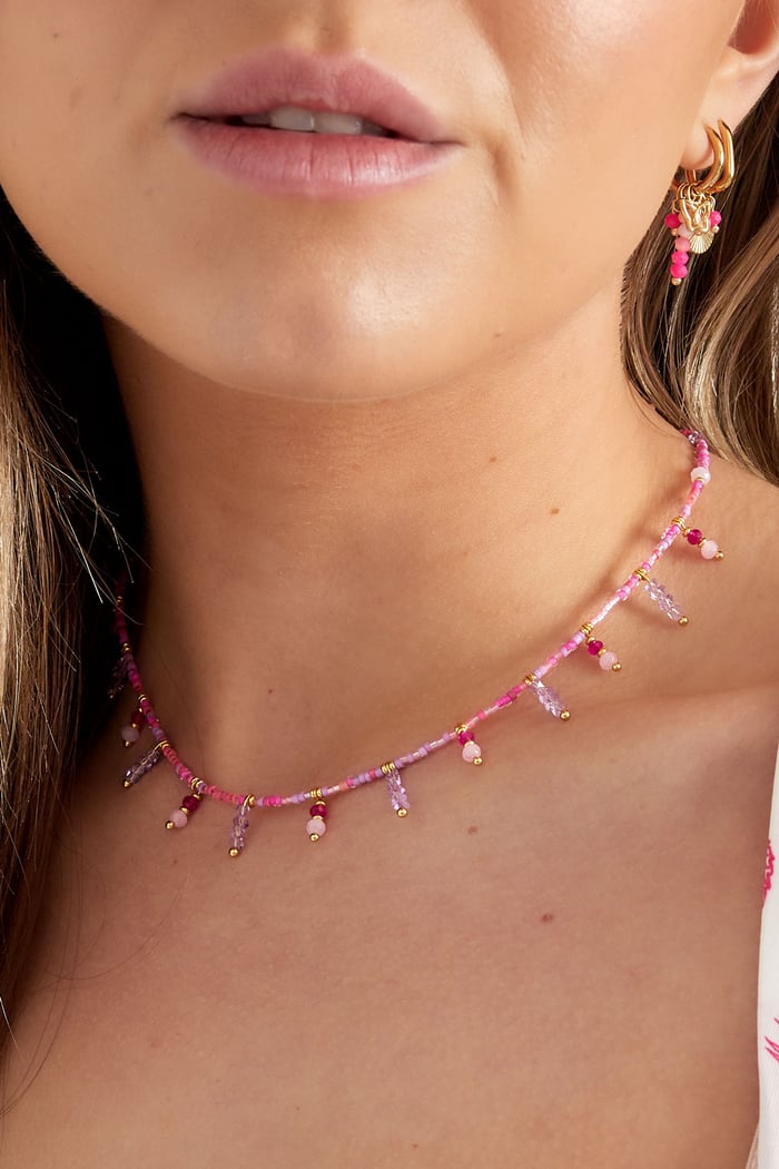 Collana scintillio estivo - Colore oro blu h5Immagine3